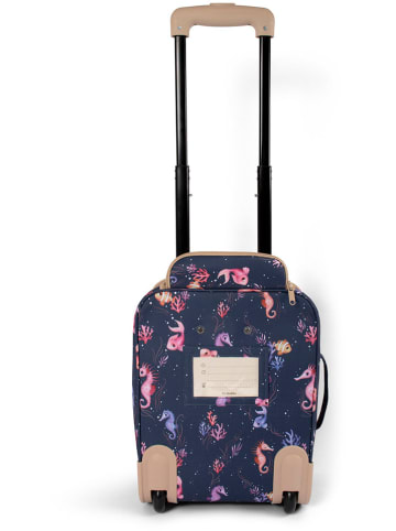 Filibabba Trolley "Rainbow Reef" donkerblauw - (B)30 x (H)40 x (D)15 cm