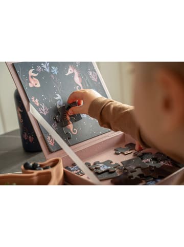 Filibabba 20tlg. Magnetpuzzle "Seepferdchen" in Rosa - ab 3 Jahren