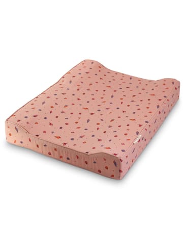 Filibabba Wickelauflage "Collection of Memories" in Rosa - (L)64 x (B)49 x (H)10 cm