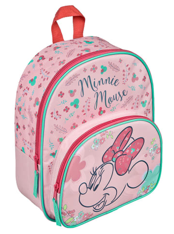 MINNIE MOUSE Plecak "Myszka Minnie" w kolorze jasnoróżowym - 25,5 x 30,5 x 10 cm