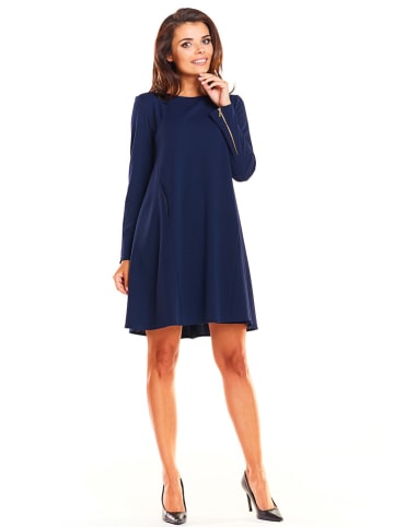 Awama Kleid in Dunkelblau