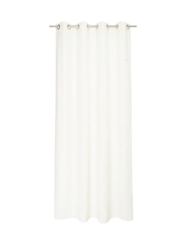Tom Tailor home Gardine "Dove Signature" in Creme - (L)250 x (B)140 cm