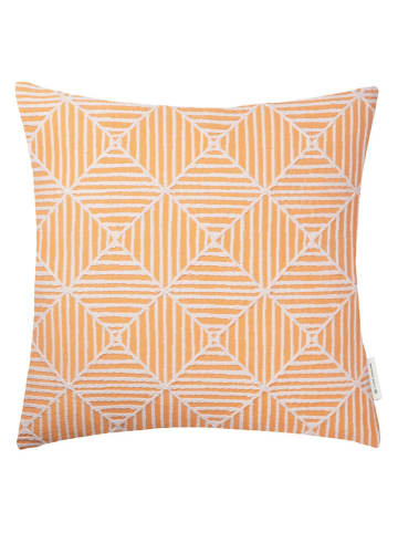 Tom Tailor home Poszewka "Graphic Lines" w kolorze pomarańczowym na poduszkę