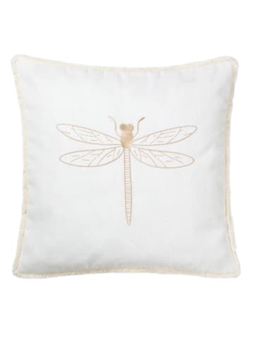 Tom Tailor home Kussenhoes "Dragon Fly"  wit/beige