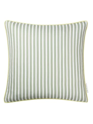 Tom Tailor home Kissenhülle "Little Stripes" in Grün