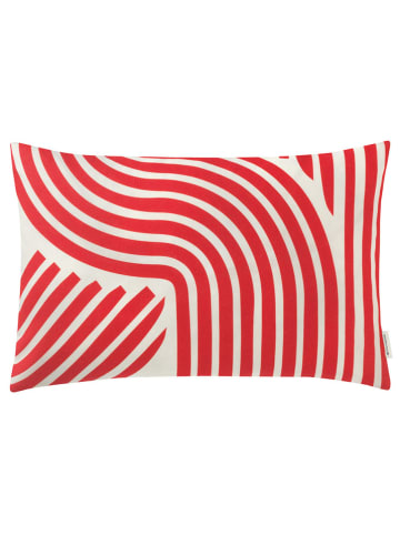 Tom Tailor home Kussenhoes "Organic Waves"  rood