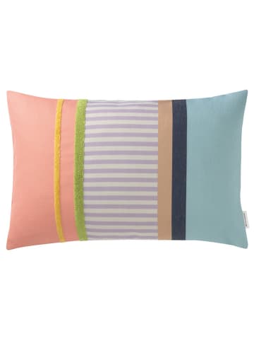 Tom Tailor home Kissenhülle "Funny Stripe" in Hellblau/ Rosa/ Lila