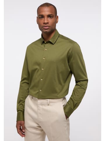 Eterna Koszula - Modern fit - w kolorze khaki