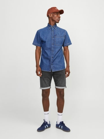 Jack & Jones Szorty dżinsowe "Rick" w kolorze ciemnoszarym