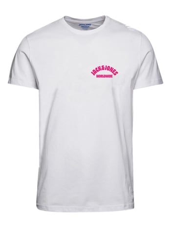 Jack & Jones Koszulka "Marbella" w kolorze białym