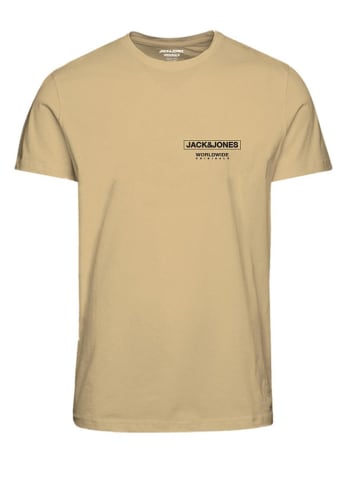 Jack & Jones Koszulka "Marbella" w kolorze beżowym