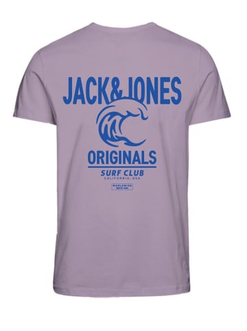Jack & Jones Koszulka "Marbella" w kolorze fioletowym