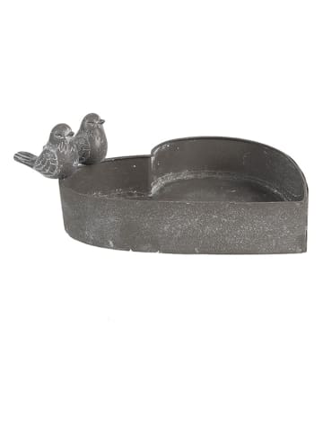 Clayre & Eef Pflanzenhalter in Grau - (B)19 x (H)7 x (T)17 cm