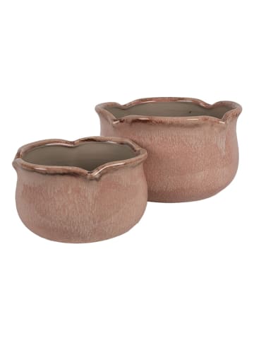 Clayre & Eef Bloempot oudroze - (H)11 x Ø 20 cm