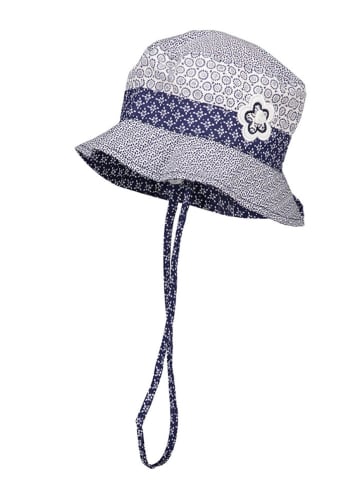 Döll Hoed wit/donkerblauw