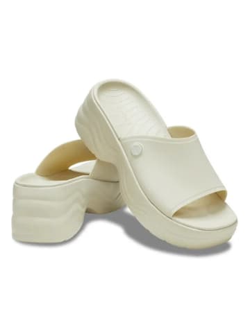 Crocs Pantoletten "Skyline" in Creme