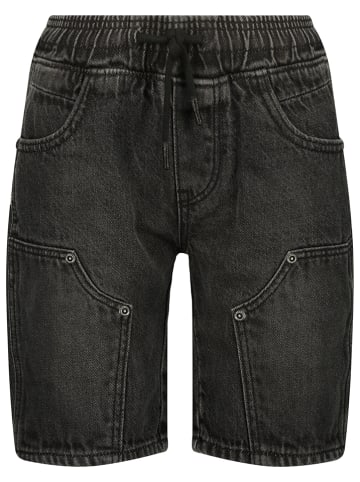 Vingino Jeans-Shorts in Schwarz