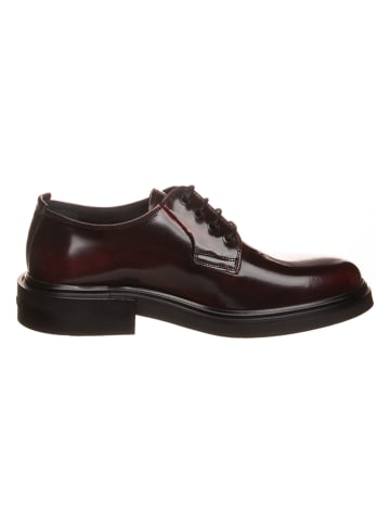 Calvin Klein Leren veterschoenen zwart