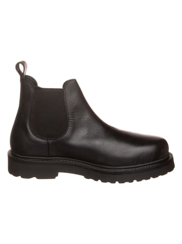 Tommy Hilfiger Shoes Leder-Chelsea-Boots in Schwarz