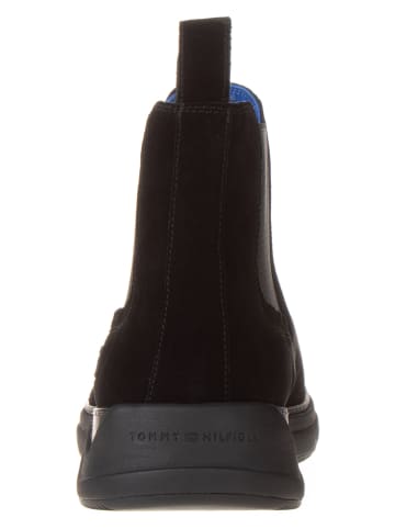 Tommy Hilfiger Shoes Leder-Chelsea-Boots in Schwarz