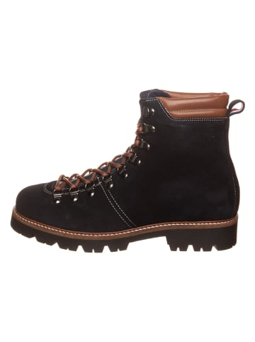 Tommy Hilfiger Shoes Leder-Boots in Dunkelblau