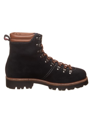 Tommy Hilfiger Shoes Leder-Boots in Dunkelblau