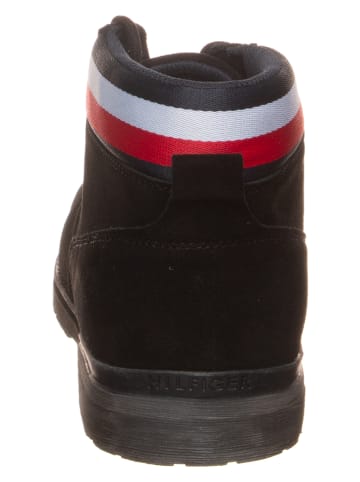 Tommy Hilfiger Shoes Leder-Boots in Schwarz