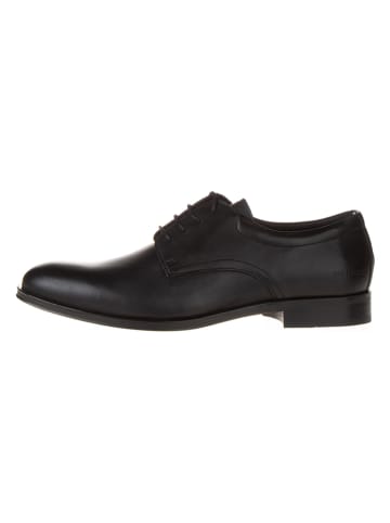 Tommy Hilfiger Shoes Leder-Schnürschuhe in Schwarz