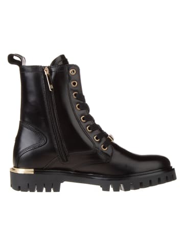Tommy Hilfiger Shoes Leder-Boots in Schwarz