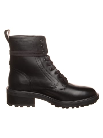 Tommy Hilfiger Shoes Leder-Boots in Schwarz
