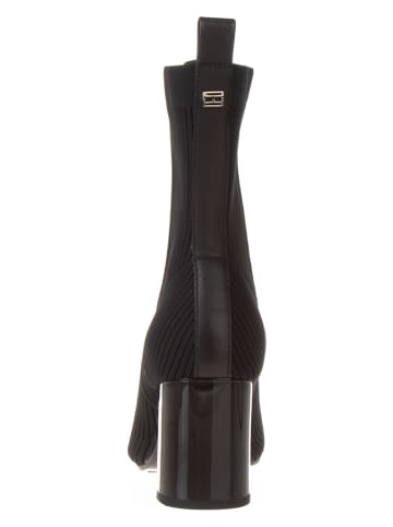 Tommy Hilfiger Shoes Leder-Stiefeletten in Schwarz