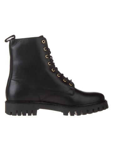 Tommy Hilfiger Shoes Leder-Boots in Schwarz