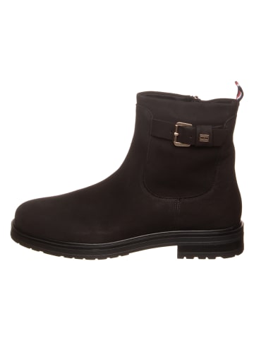 Tommy Hilfiger Shoes Leder-Boots in Schwarz