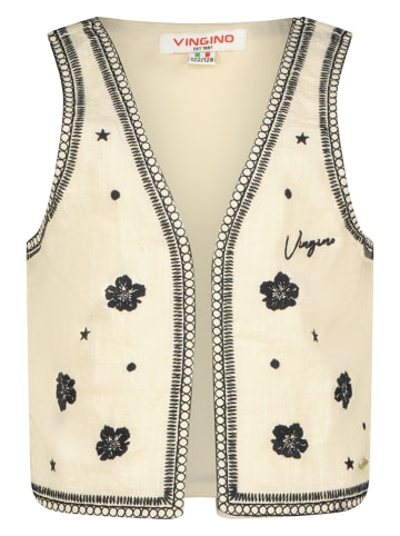 Vingino Gilet "Tamarin" crème/zwart