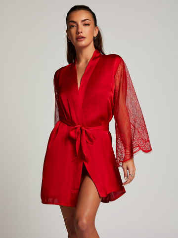 Hunkemöller Kimono "Aldana" w kolorze czerwonym