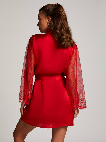 Hunkemöller Kimono "Aldana" w kolorze czerwonym