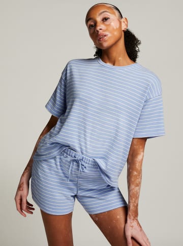 Hunkemöller Pyjama-Shorts in Hellblau