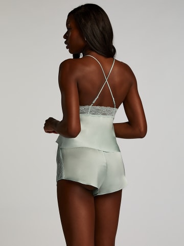 Hunkemoller Pyjama Shorts Marcela in Hellgrun gunstig kaufen limango