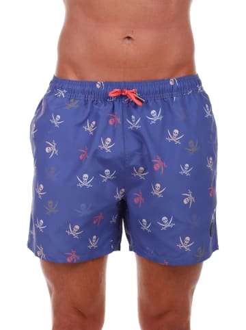 The Time of Bocha Badeshorts in Blau