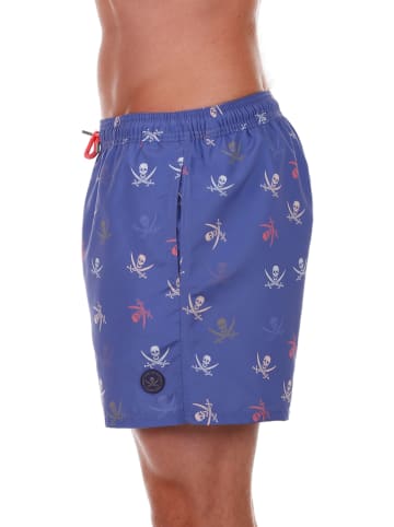 The Time of Bocha Badeshorts in Blau