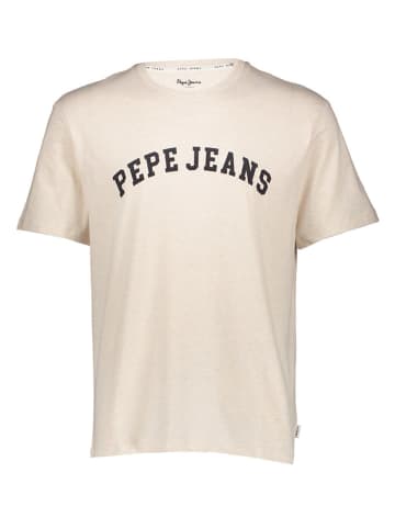 Pepe Jeans Koszulka "Chendler" w kolorze kremowym
