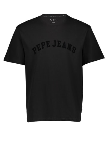Pepe Jeans Koszulka "Chendler" w kolorze czarnym