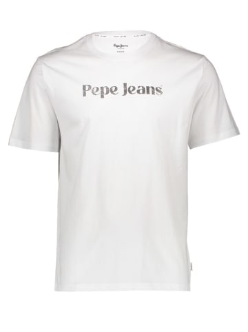 Pepe Jeans Koszulka "Clifton" w kolorze białym