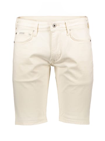 Pepe Jeans Szorty dżinsowe "Stanley" - Regular fit - w kolorze kremowym