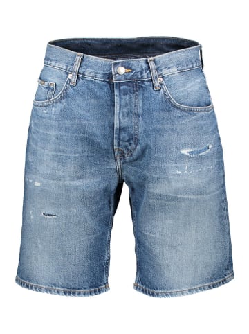 Pepe Jeans Jeansshorts "Repair" - comfort fit - blauw
