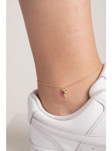 Lodie Silver Zilveren enkelbandje met hanger