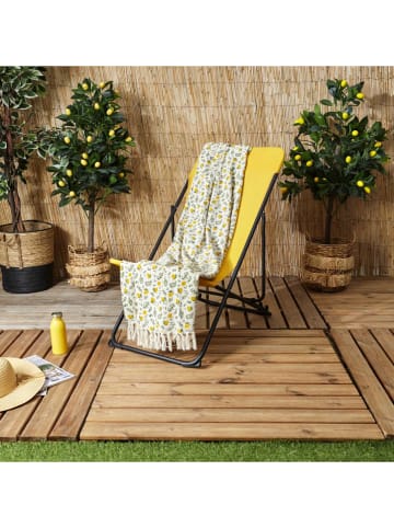 Garden Spirit Wohndecke in Gelb/ Grün - (L)150 x (B)120 cm