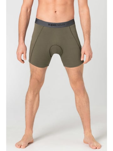 super.natural Fietsonderbroek "Gravier Padded" kaki
