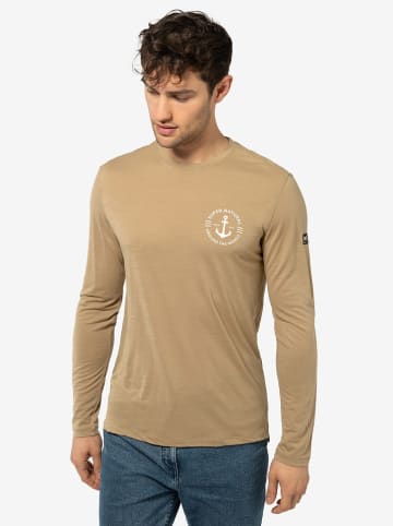 super.natural Longsleeve "Pier" in Beige