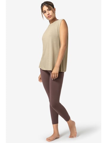 super.natural Trainingstop "Boxy" beige